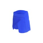 Short-saia helanca rhodia poliamida azul royal